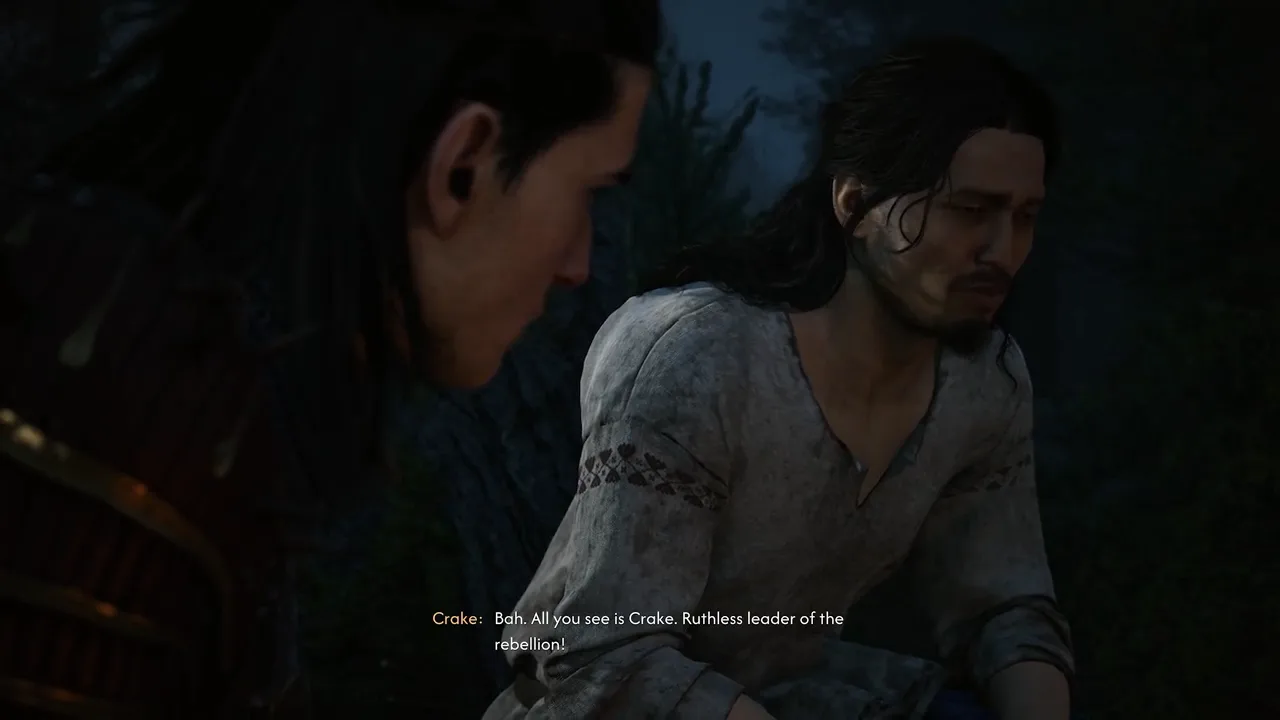 Coen meeting Marat at night overlooking the city after defending Askar
